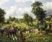 George Willison garden of England oil